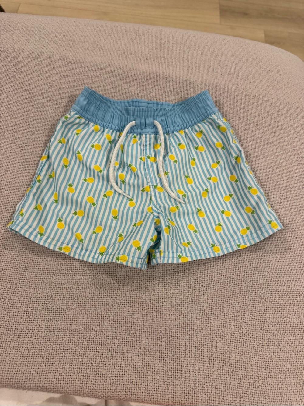 Floatimini Blue Stripe Pineapple Swim Shorts